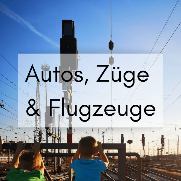 Autos, Züge und Flugzeuge
