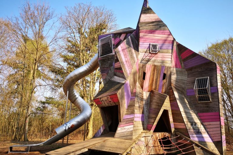 Das Highlight auf dem Abenteuerspielplatz in bad Nauheim