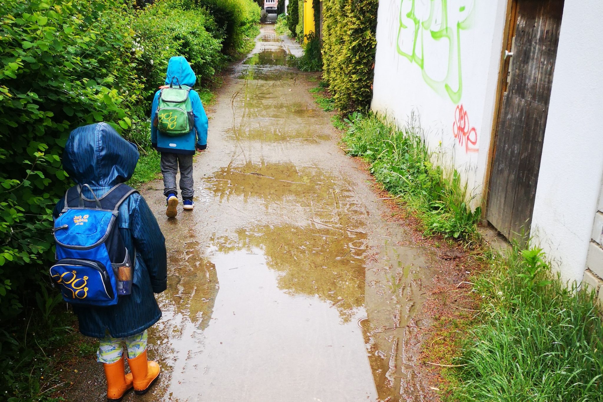 Ausflüge mit Kindern machen auch bei Regen Spaß