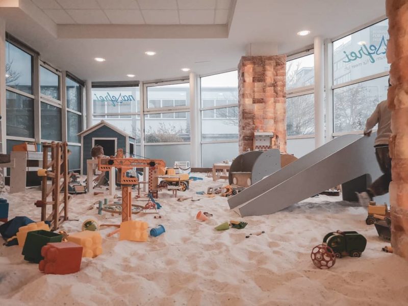 Salzspielplatz Nasefrei in Dreieich Frankfurt mit Kids