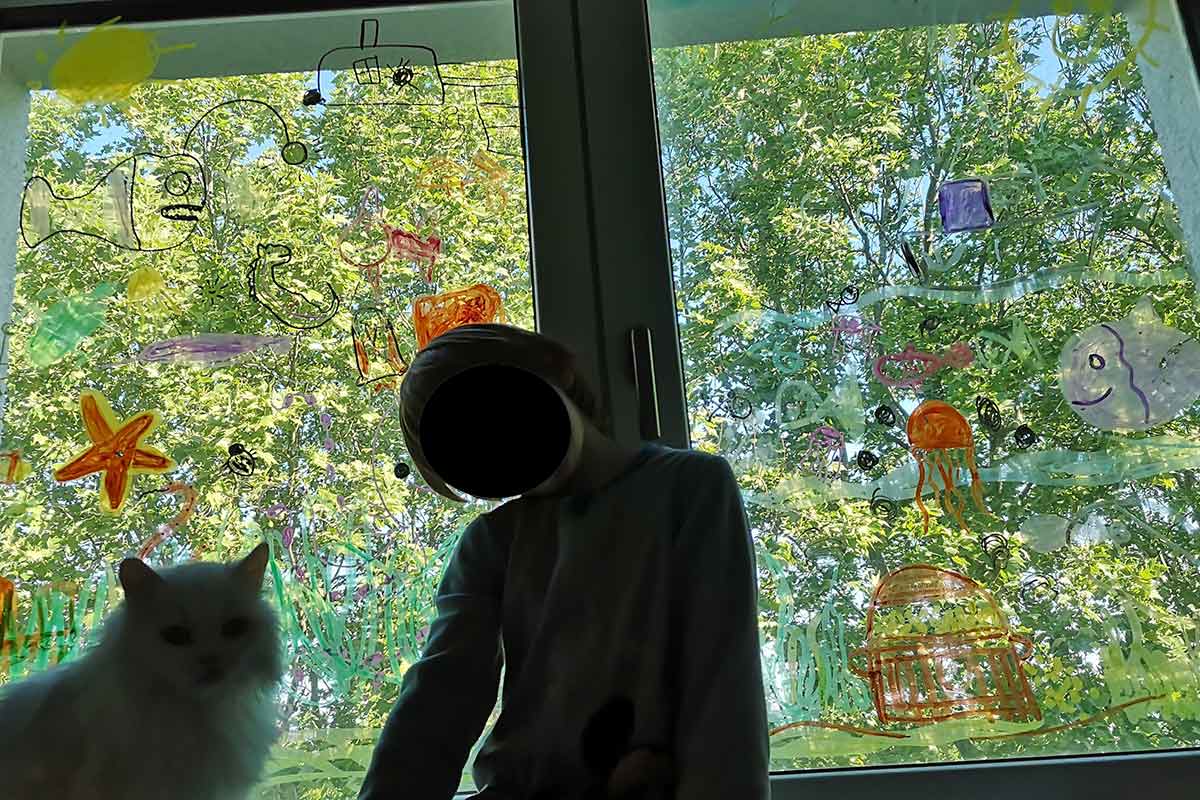 Fenster bemalen