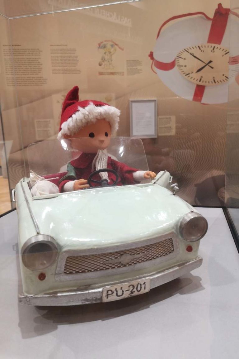 Sandmännchen im Museum für Kommunikation in Frankfurt