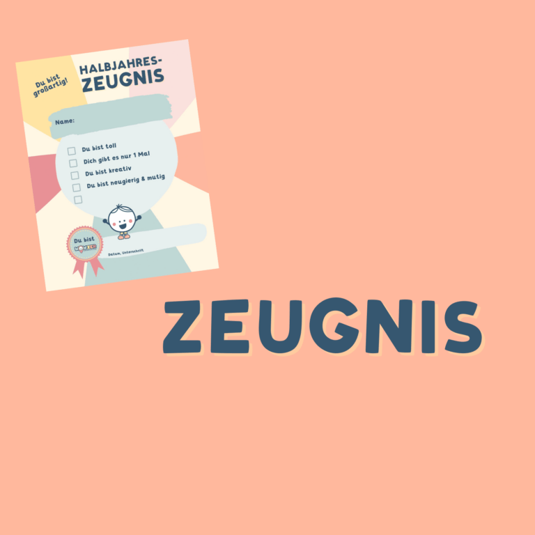 Zeugnis für Kinder