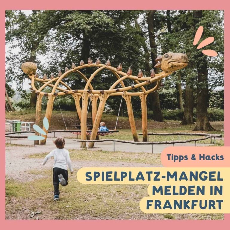 Spielplatz Mangel melden in Frankfurt mit Kindern
