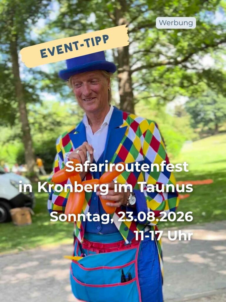 Familien beim Safariroutenfest des Regionalparks RheinMain im Quellenpark Kronthal