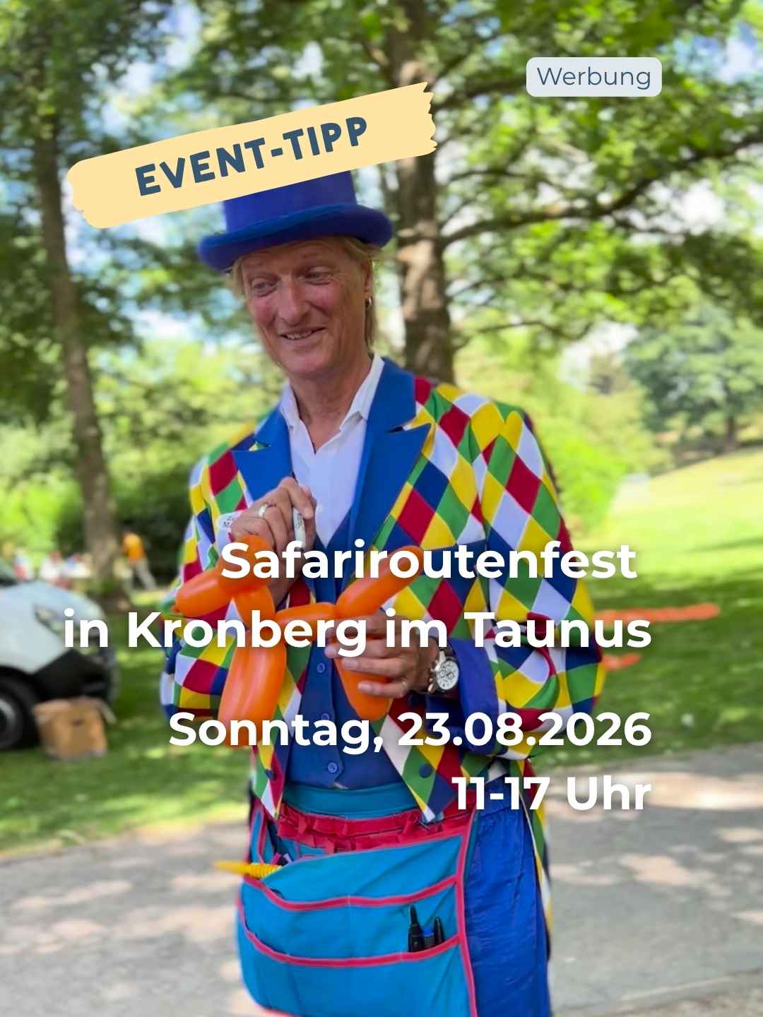 Familien beim Safariroutenfest des Regionalparks RheinMain im Quellenpark Kronthal